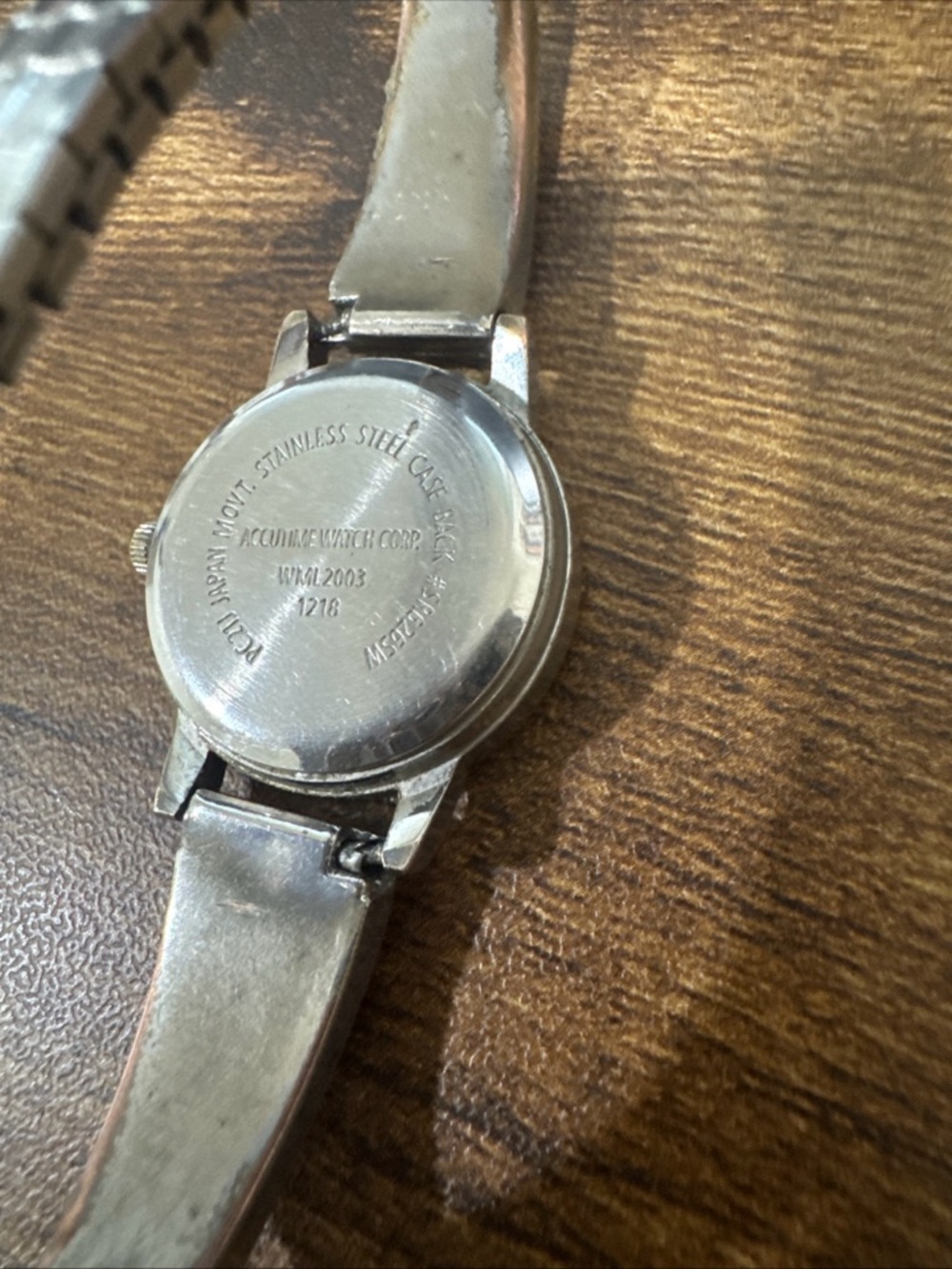 Turquoise Accent Silver-Tone Women's Quartz Watch - Picture 7 of 8